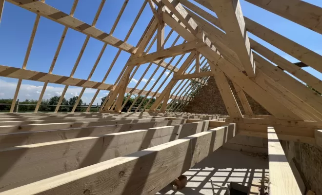 Rénovation d une grange en pierre Merceuil Sas Ravat Charbonnier , Sennecey-Le-Grand, Ravat Charbonnier